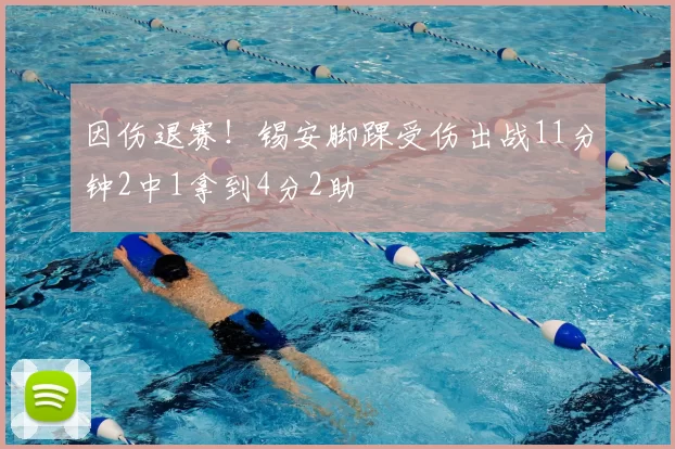 因伤退赛！锡安脚踝受伤出战11分钟2中1拿到4分2助