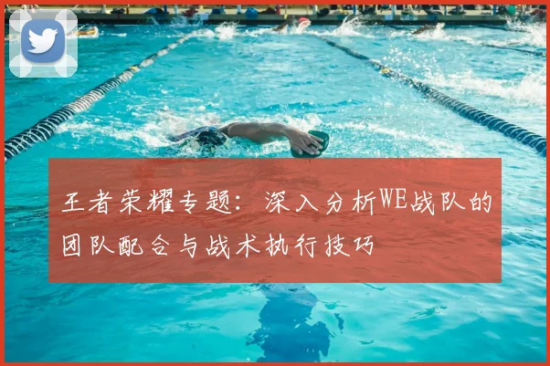 王者荣耀专题：深入分析WE战队的团队配合与战术执行技巧