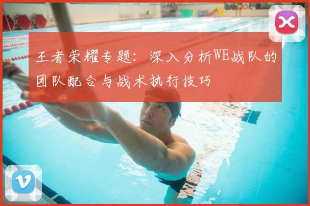 王者荣耀专题：深入分析WE战队的团队配合与战术执行技巧