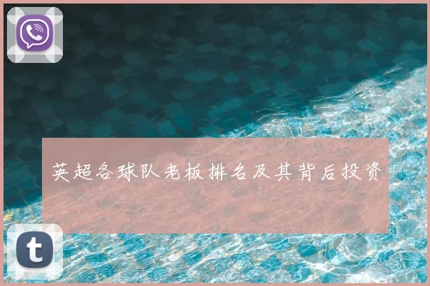 英超各球队老板排名及其背后投资